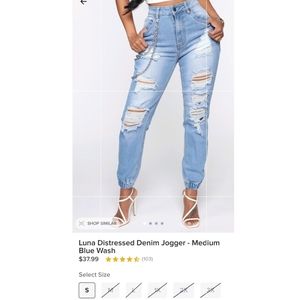 Size small Fashion Nova pants/ joggers
